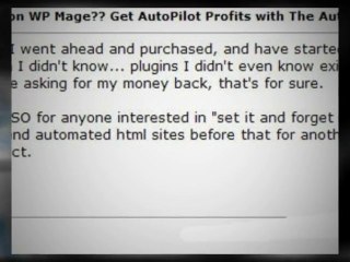 Auto Blogging Blueprint