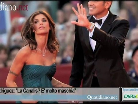 Belen Rodriguez: ''La Canalis? E' molto maschia''