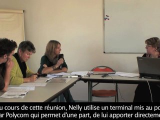 Accessibilité totale déficience auditive d'une réunion Nelly