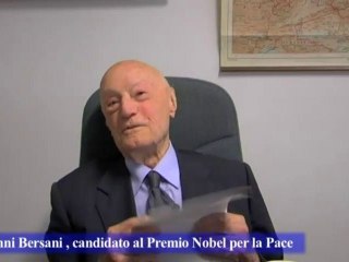 Intervista a Giovanni Bersani , candidato al Premio Nobel per la Pace - Parte 1