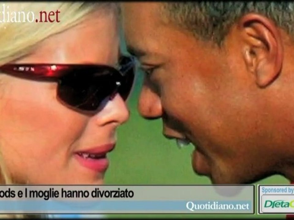 Tiger Woods e l moglie hanno divorziato