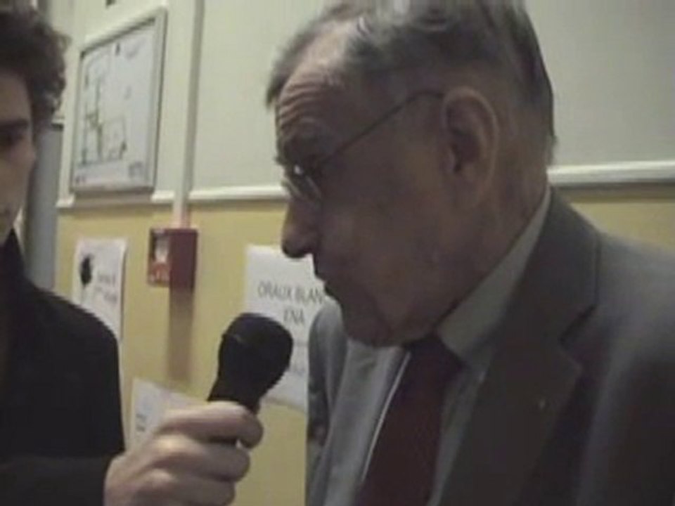 René Rémond interrogé sur l'explusion d'Alain Soral