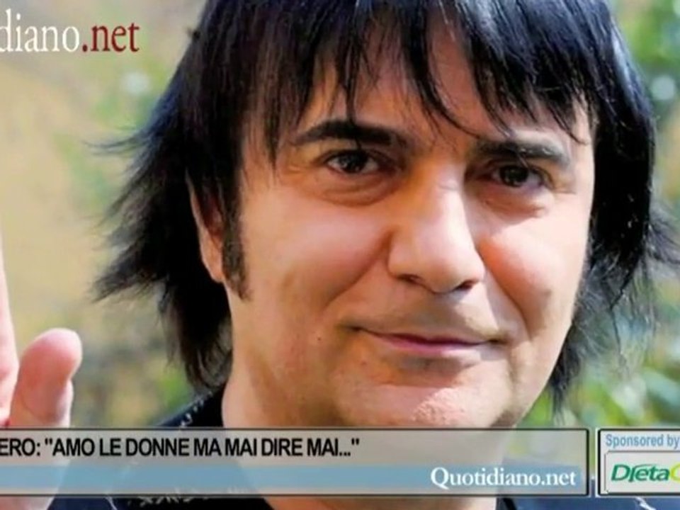 Renato Zero: ''Amo le donne ma mai dire mai...''