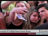 I vampiri di Twilight hanno invaso Roma