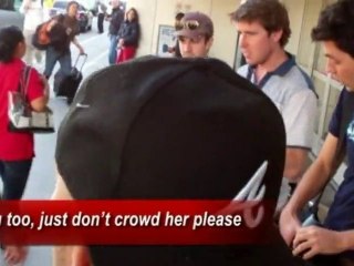 Natalie est bien entourée