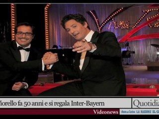 Fiorello fa 50 anni e si regala Inter-Bayern