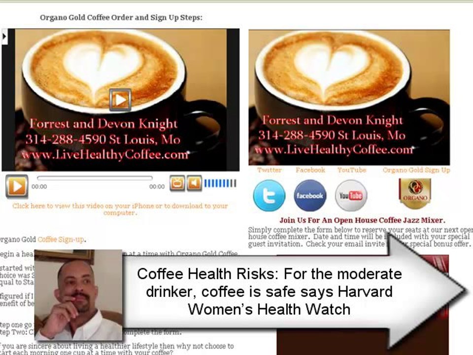 Coffee Health Risks, Can Coffee Be Healthy