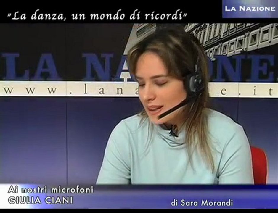 Giulia Ciani: "La danza, un mondo di ricordi"