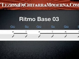Ritmi Patterns Semplici Per Chitarra - Ritmo 03