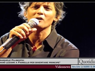 Emanuele Filiberto: ''Darò lezioni a Fiorello per diventare principe''