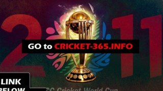 ICC 2011 Cricket World Cup Warm Up Matches Live Streaming