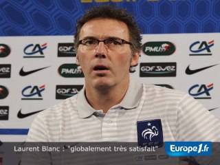 Blanc : "globalement très satisfait"