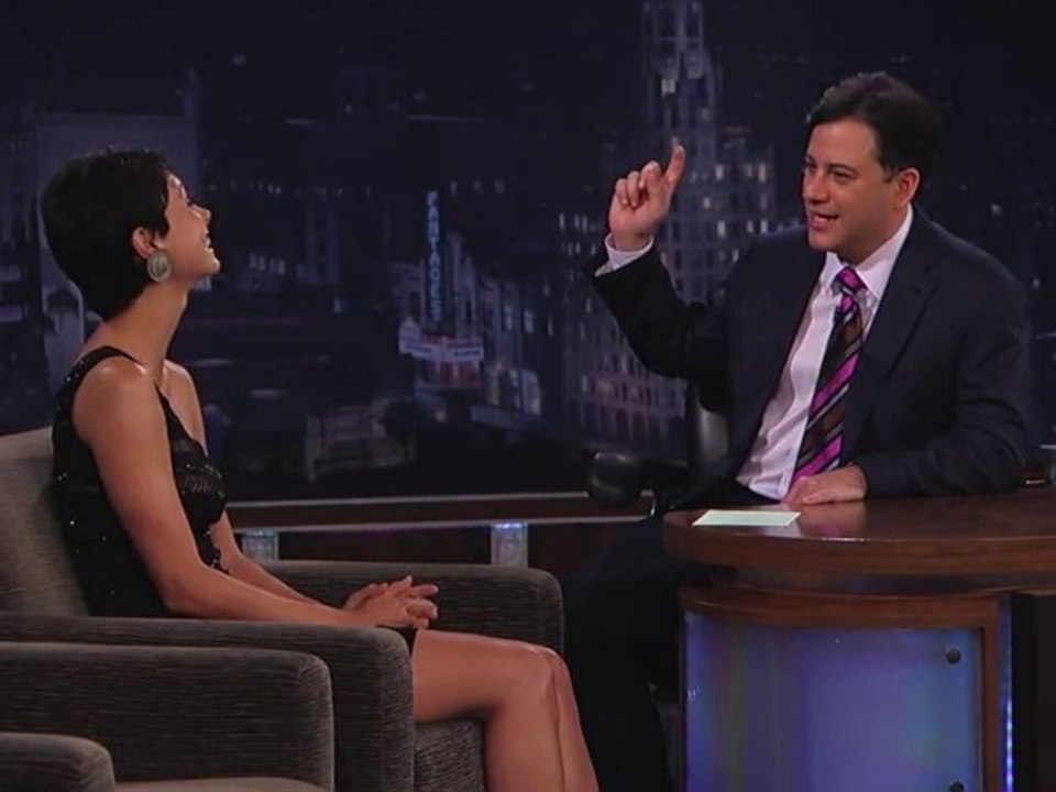 Morena Baccarin on Jimmy Kimmel Live PART 2