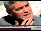 Per George Clooney e la Canalis Natale a Miami