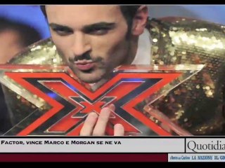 X Factor, vince Marco e Morgan se ne va