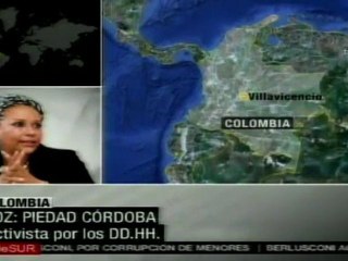 Colombia avanza hacia la pacificación: Piedad Córdoba