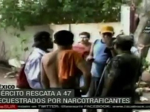 México: Rescatan a 47 inmigrantes secuestrados