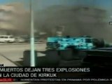 Ocho muertos dejan tres explosiones en Irak