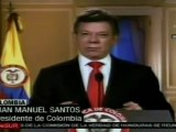 Santos: Exigimos la inmediata liberación de todos los secuestrados