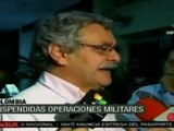 Colombia cesa operaciones militares en zona de liberación de retenidos por las FARC