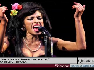 I capelli della Winehouse in fumo?Era solo un bufala