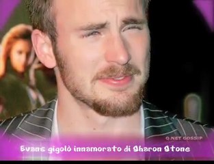 Evans gigolò innamorato di Sharon Stone