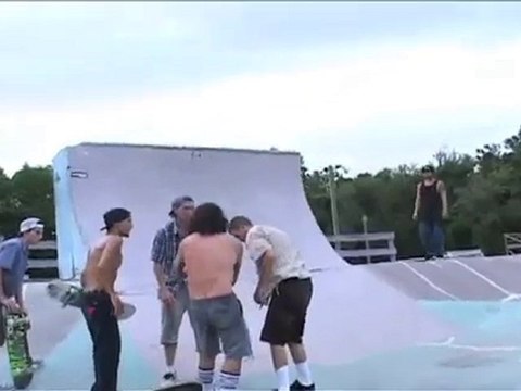 Skateboarder Pat McClain at Kona