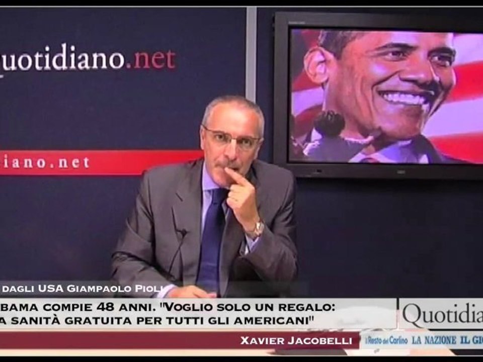 Obama compie 48 anni. "Voglio solo un regalo: la sanità grat
