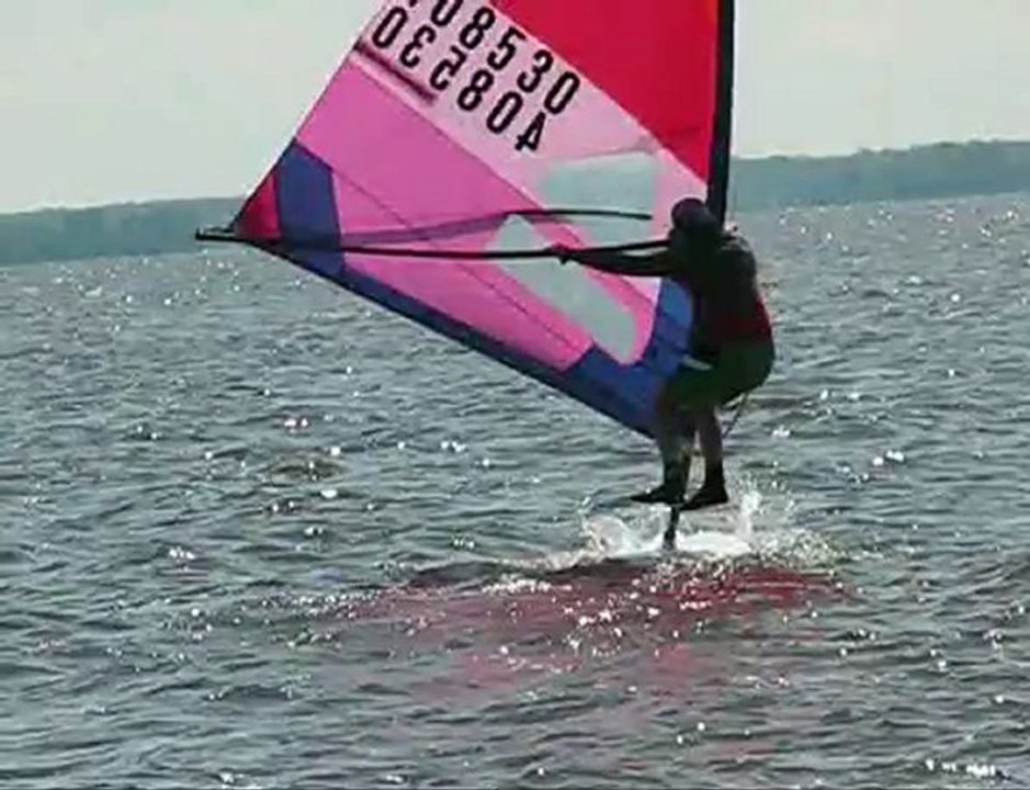 Windsurfing freestyle - jumping around