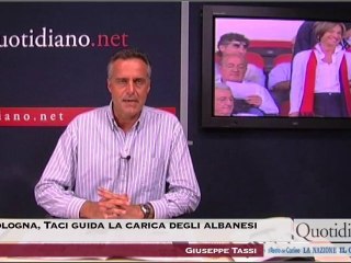 Bologna, Taci guida la carica degli albanesi