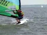 Freestyle windsurfing - bit of jumping