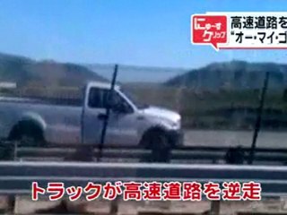 米・カリフォルニア州で高速道路逆走のトラック、ガードレールに衝突　運転手は83歳男性