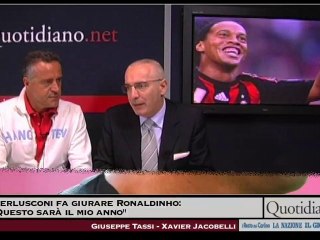 Berlusconi fa giurare Ronaldinho: "Questo sarà il mio anno"