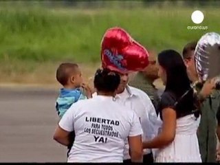 Hostage set free by FARC rebels
