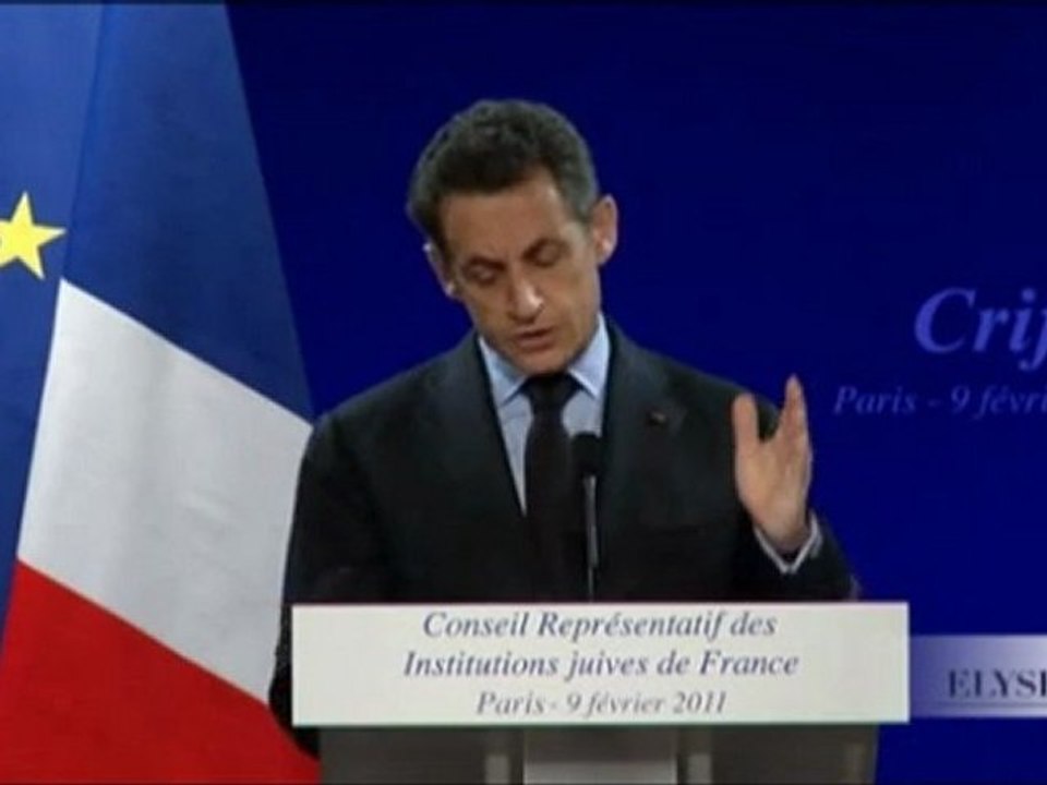 Discours du Président au dîner annuel du CRIF