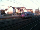 Train BB 67615 en manoeuvre à Bourges