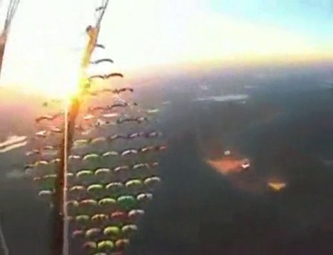 Parachute Stunt Video