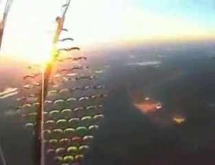 Parachute Stunt Video