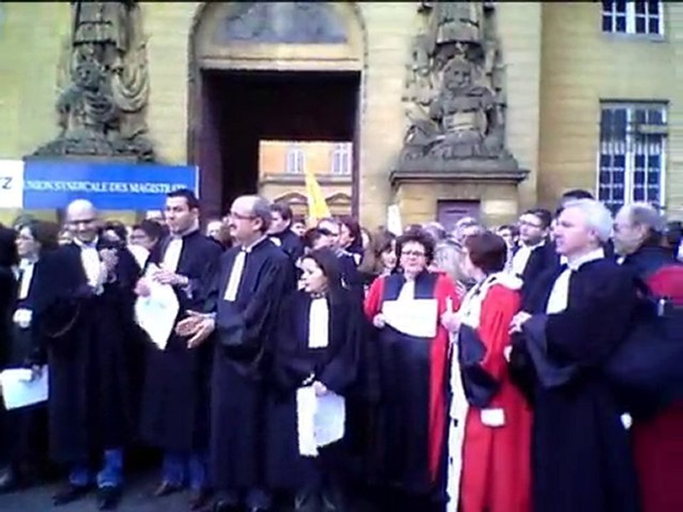 Metz magistrats devant le tribunal