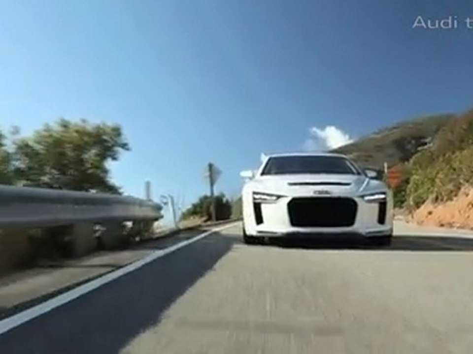 Audi quattro concept Malibu Drive
