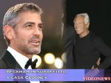 Beckham in subaffitto a casa Clooney