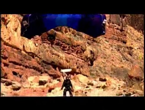 Bob Burnquist Skateboard BASE jump