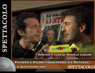 Ficarra e Picone presentano "La Matassa" a Quotidiano.net