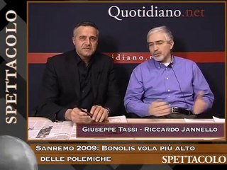 Sanremo 2009: Bonolis vola più alto delle polemiche