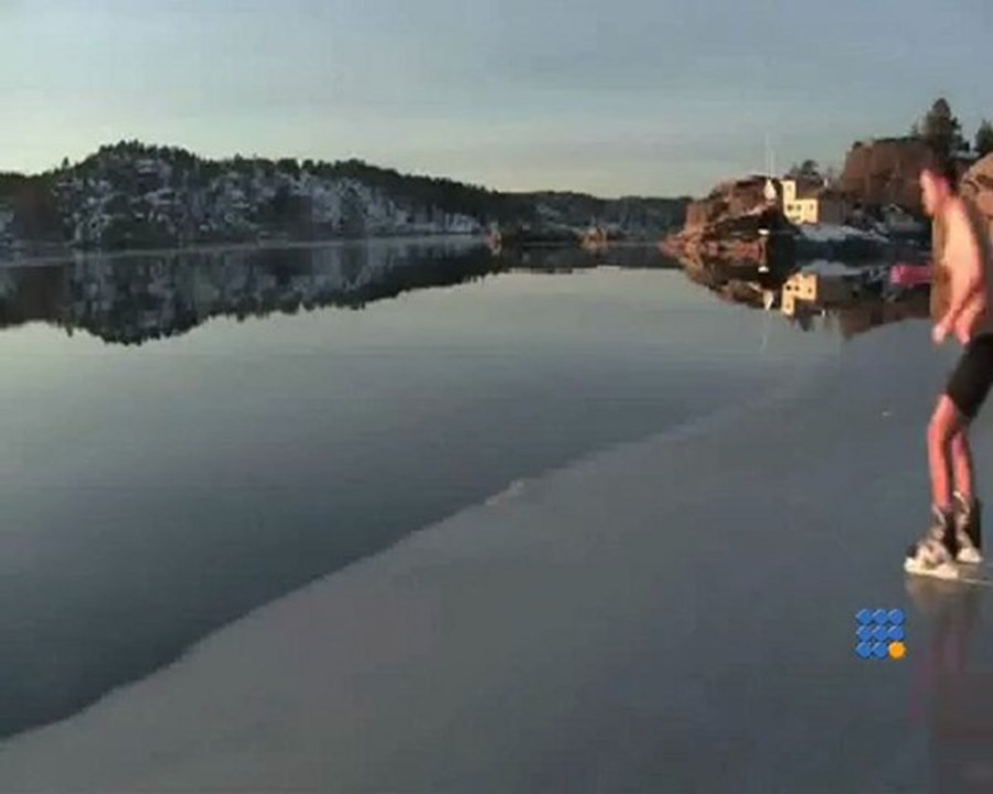 régis se baigne en norvège - bathing in norway