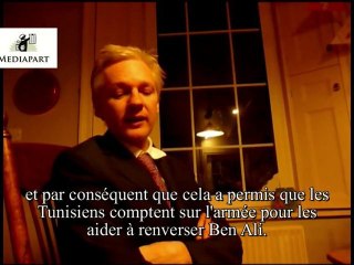Tunisie, Egypte : Assange explique le rôle de WikiLeaks