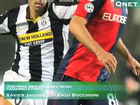 Juve prima dopo due anni e mezzo: Calciopoli è finita