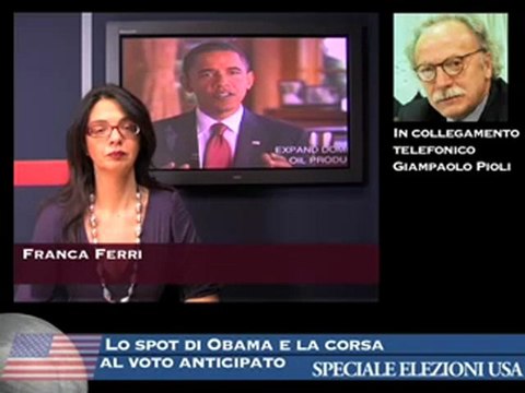 Lo spot di Obama e la corsa al voto anticipato