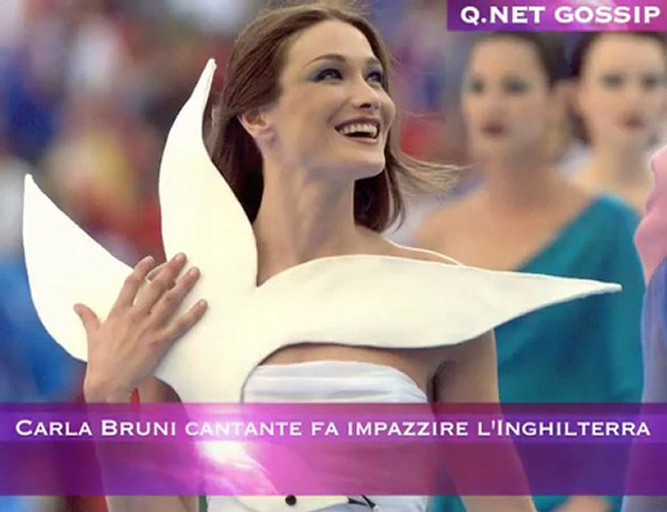 Carla Bruni cantante fa impazzire l'Inghilterra