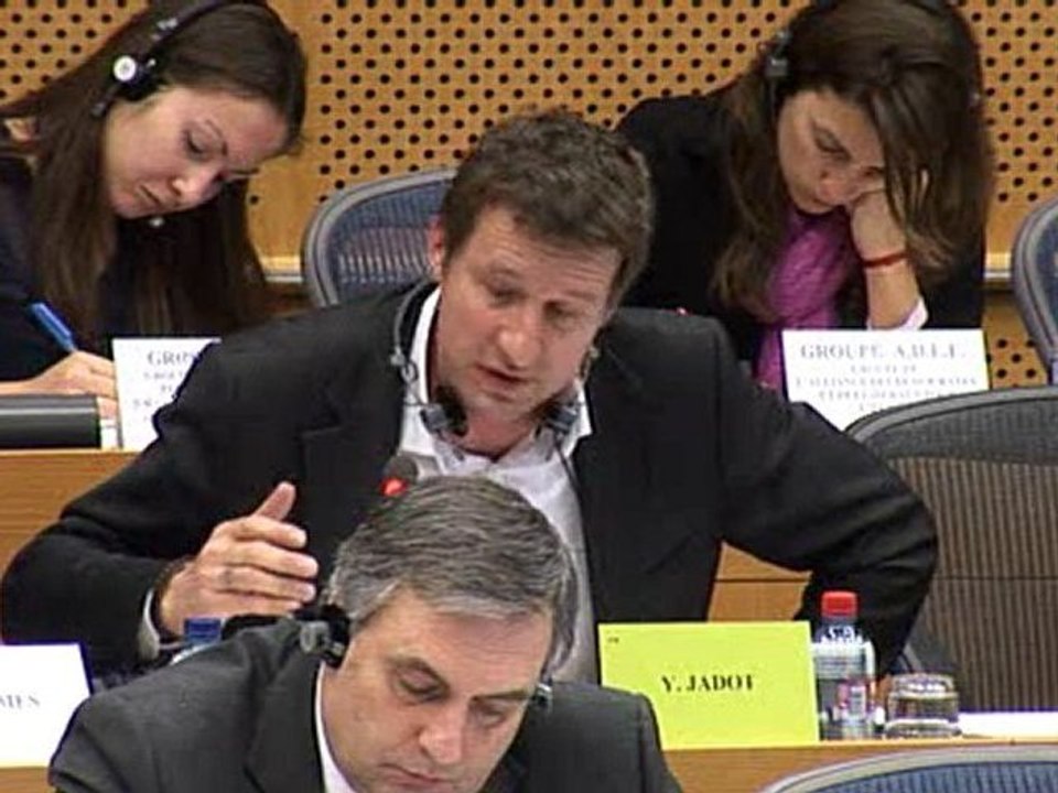 Infrastructures énergétiques : intervention de Yannick Jadot